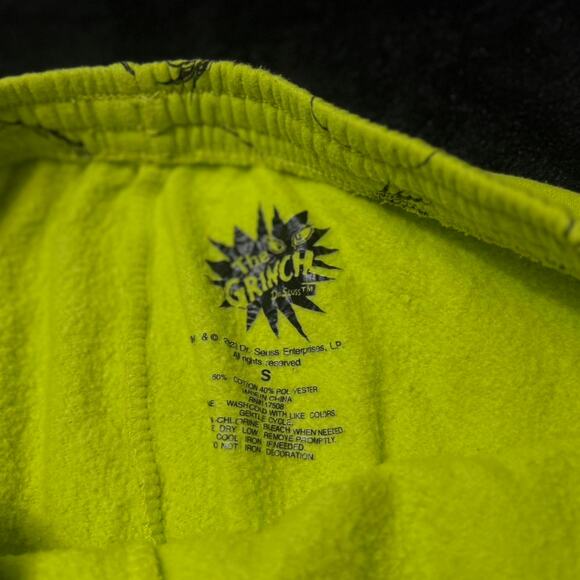 The Grinch Green Fleece Joggers - Neon/Green - Picture 2 of 3